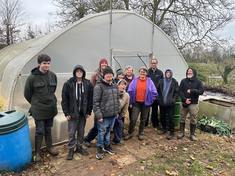 the perfect place to grow group at the allotment 